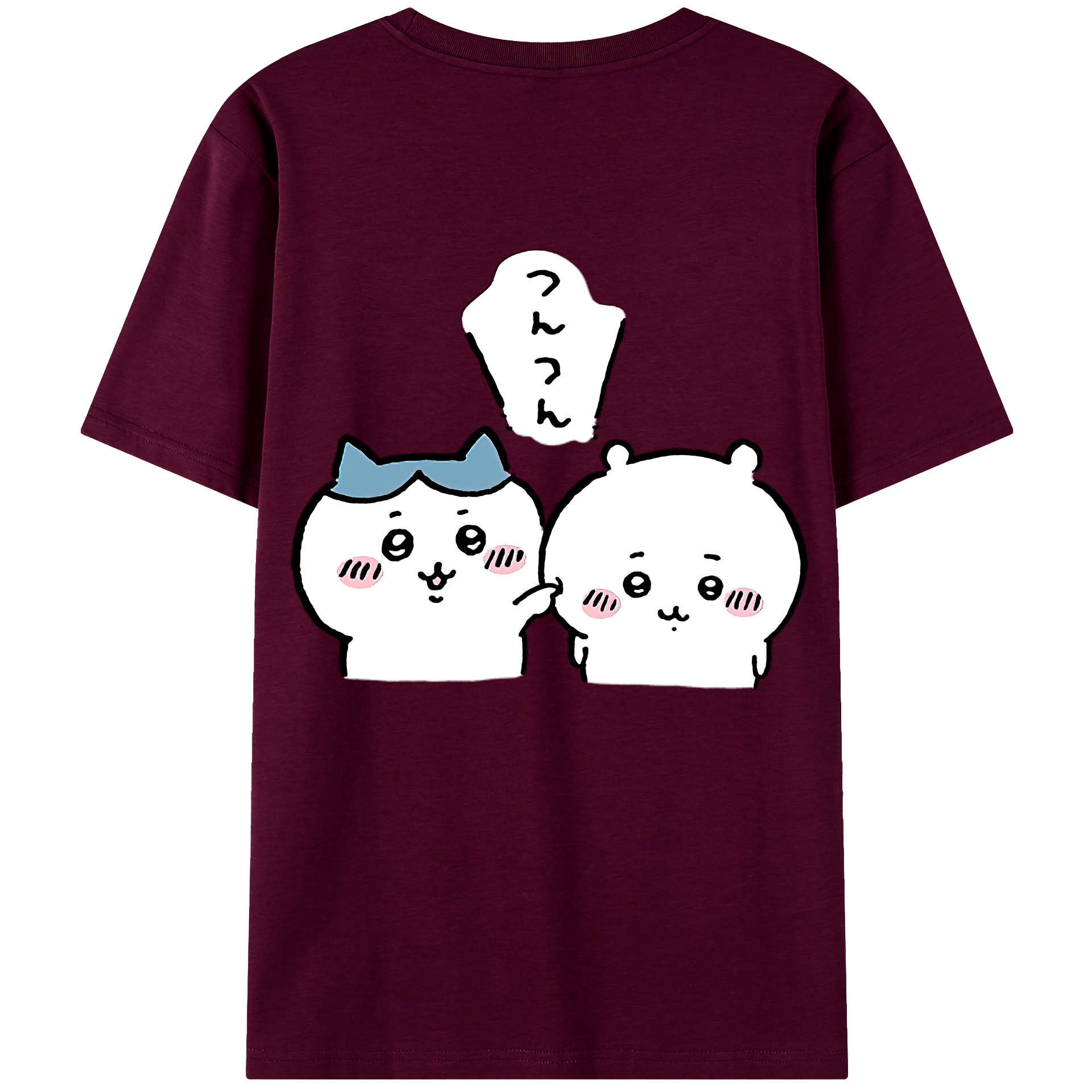 （画像用） ちいかわ ちいかわ Chii-kawa chiikawa レディース半袖Tシャツ(バックプリント)